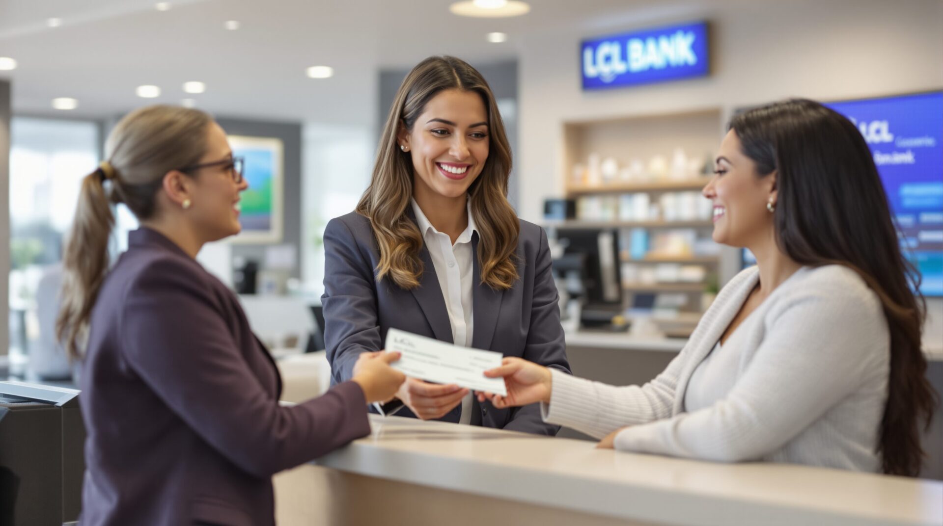 encaissement chèque lcl