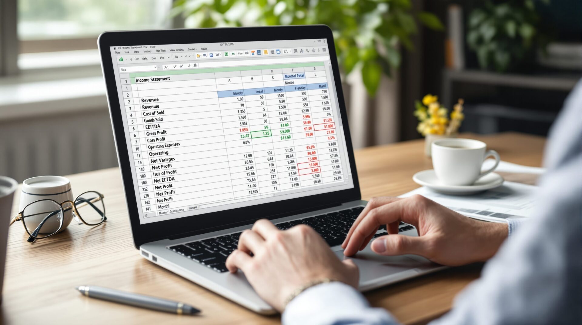 modèle compte de résultat excel