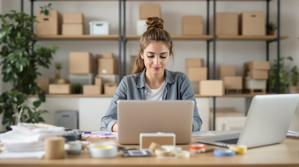 travailler à domicile emballage