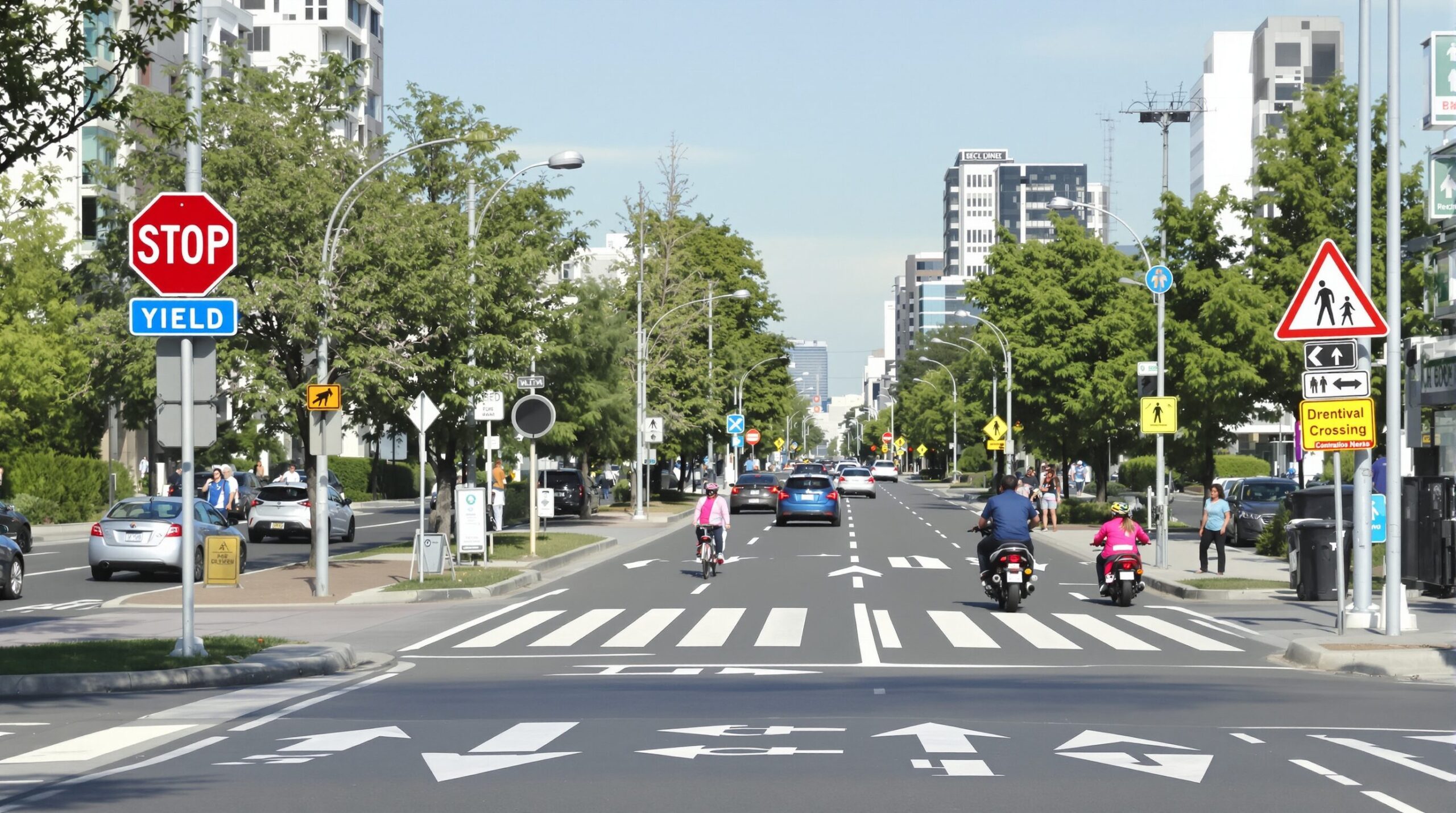 panneau de circulation