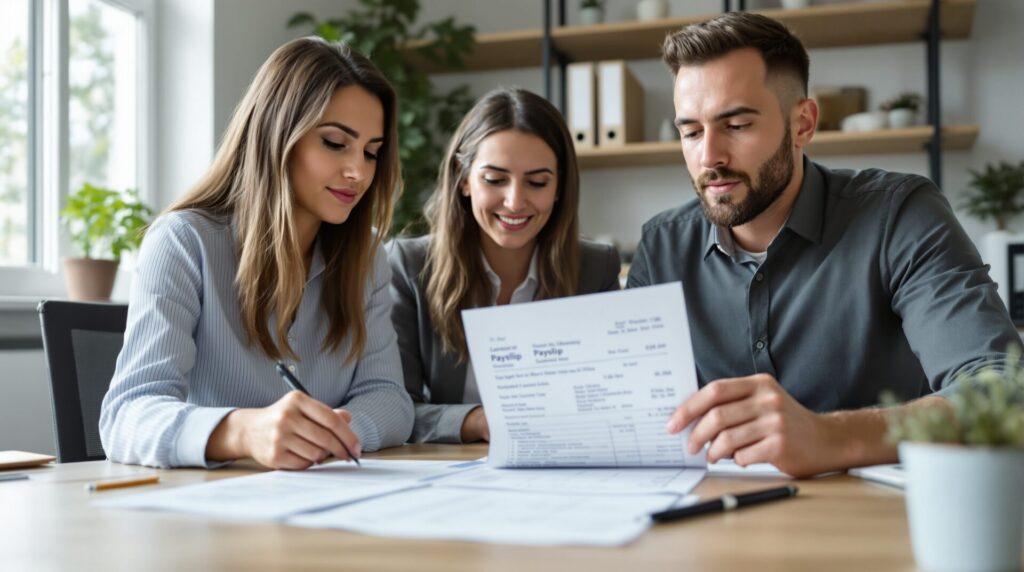 retenue entree sortie sur fiche de paie