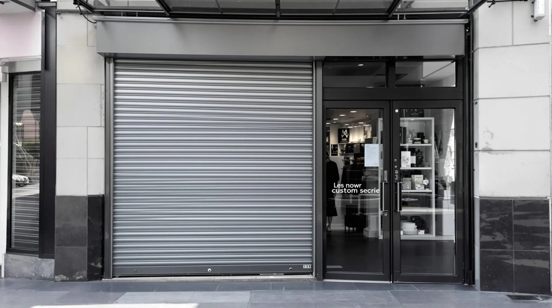 rideau metallique commerce