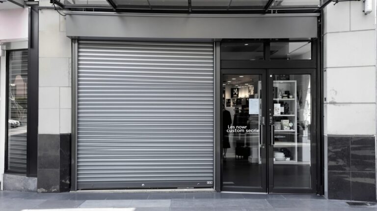 rideau metallique commerce