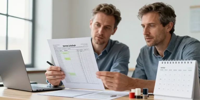 terme à echoir definition