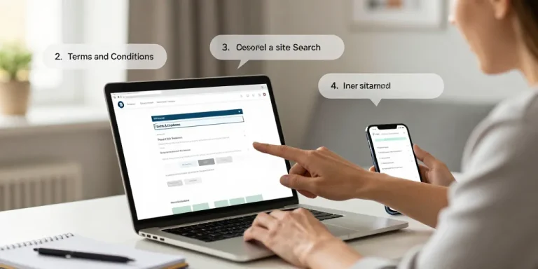 comment trouver les conditions générales d'un site