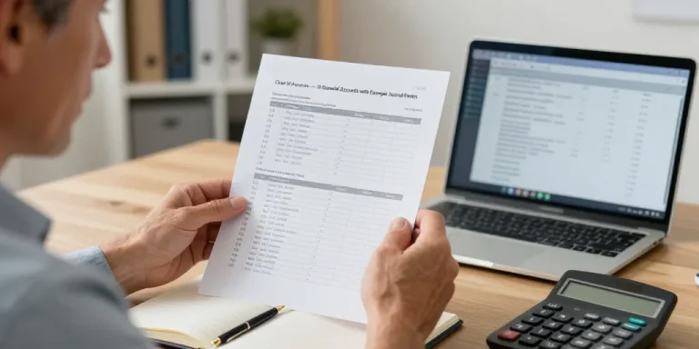 numéro de compte comptable