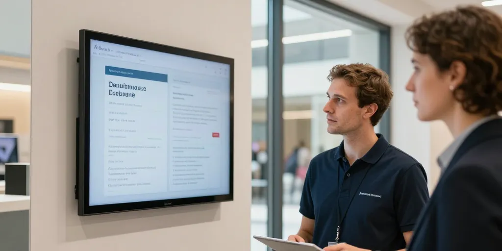 écran d'affichage dynamique