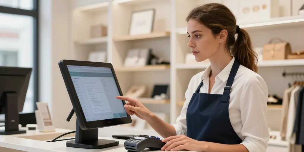 caisse enregistreuse commerce de détail