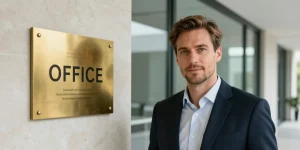 Plaque professionnelle : guide d’achat complet pour entrepreneurs et libéraux