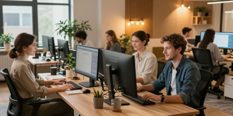 aménagement bureau entreprise cosy