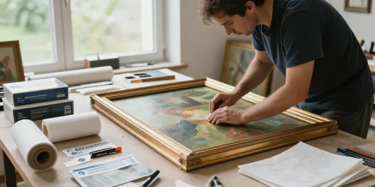emballage oeuvre d'art